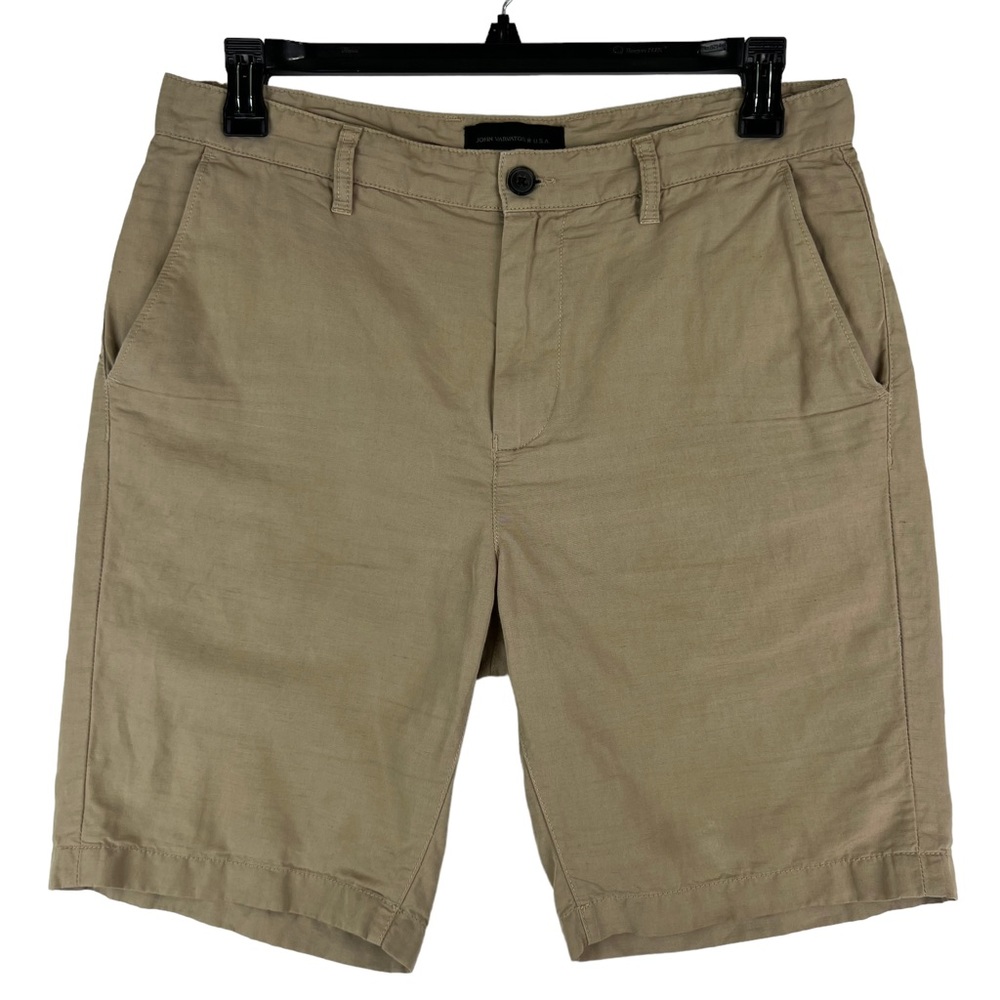 John Varvatos Chino Shorts Mens Size 32 Tan
